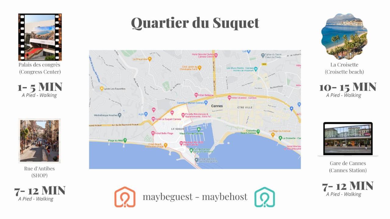 C001-Beau Studio Neuf Situe Au Centre Cannes Exteriér fotografie