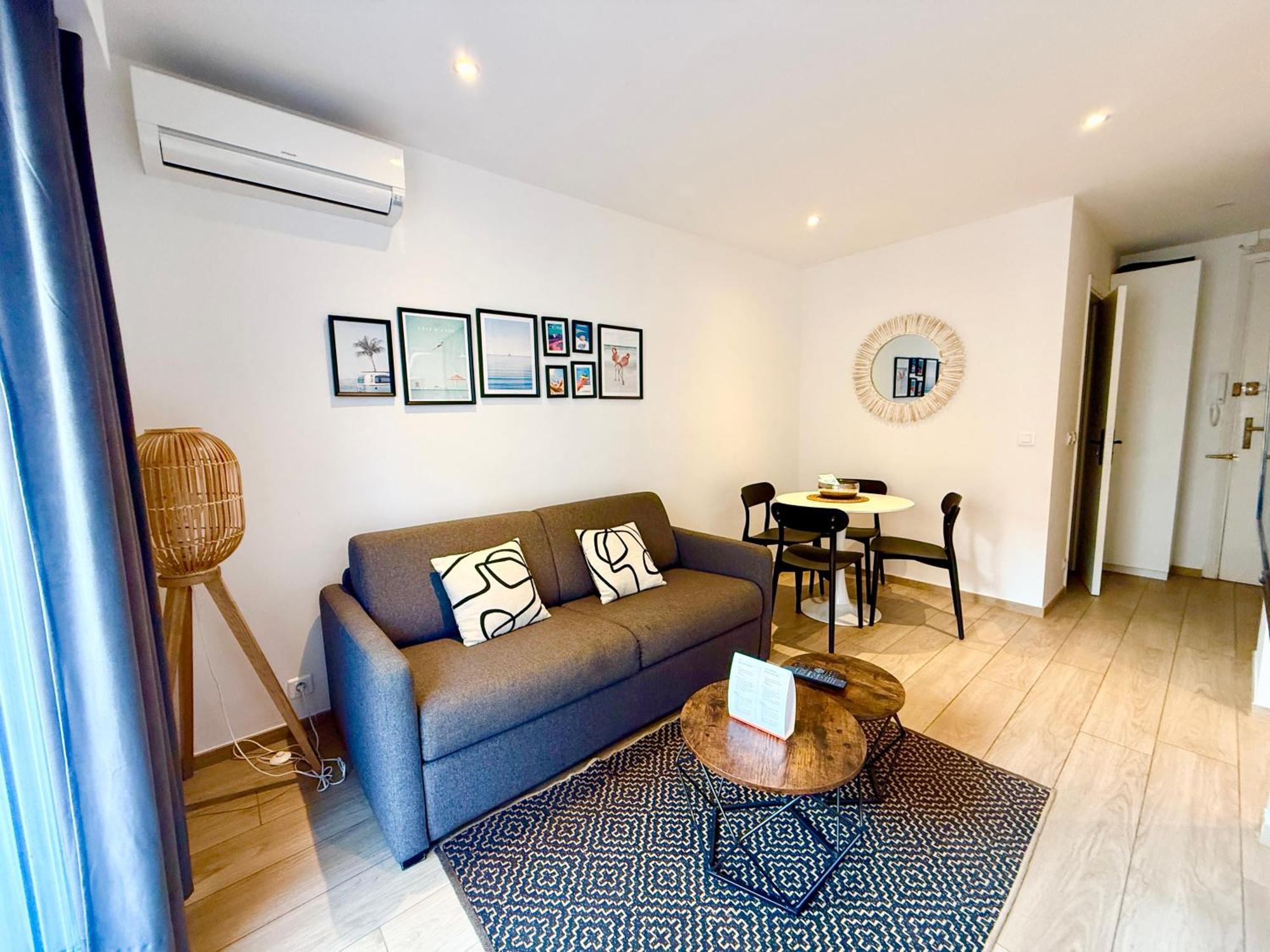 C001-Beau Studio Neuf Situe Au Centre Cannes Exteriér fotografie
