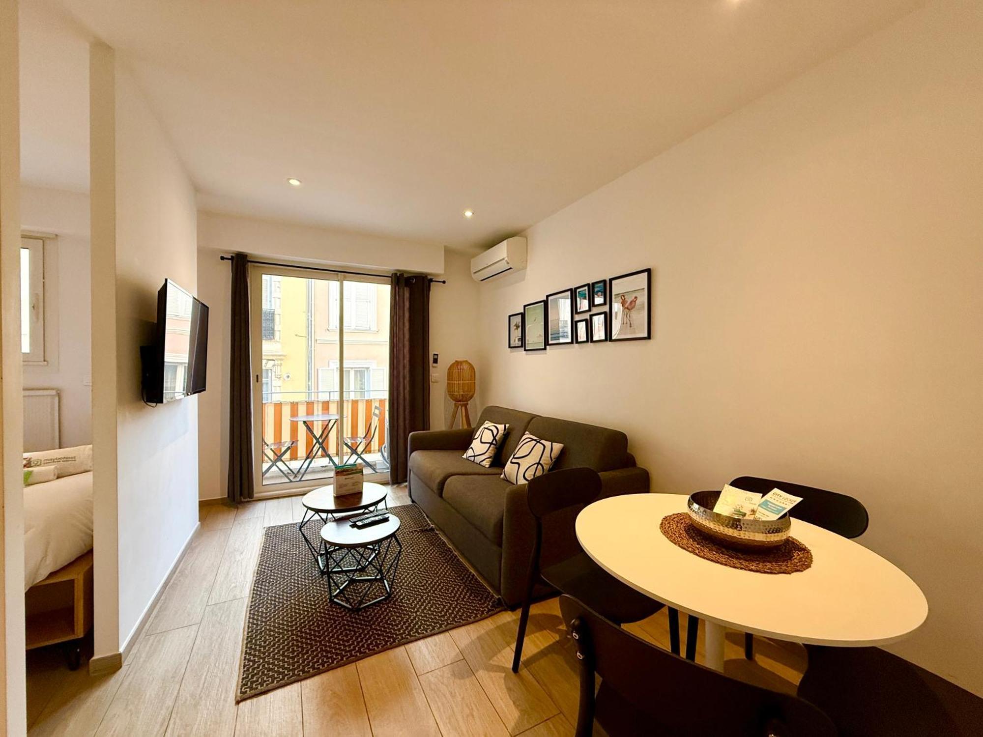 C001-Beau Studio Neuf Situe Au Centre Cannes Exteriér fotografie
